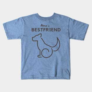 Man's Bestfriend Kids T-Shirt